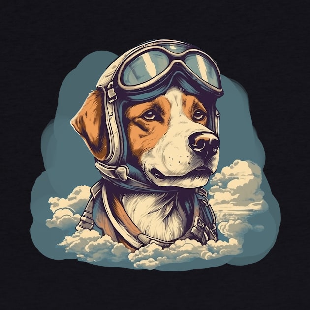 Aviator dog by GreenMary Design